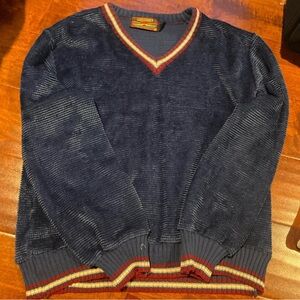 Navy blue v-neck Sweater